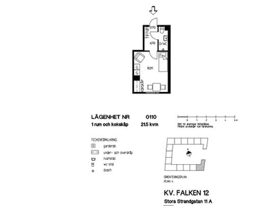 Hyr ett 1-rums lägenhet på 22 m² i Landskrona