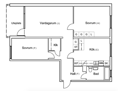 Apartment - Skulpturplatsen Halmstad