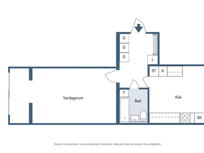 Bostadsrättslägenhet - ÖSTHAMMAR Uppsala