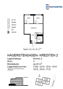 Apartment - Kamrerarvägen Hägersten