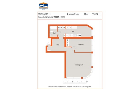 Hyr ett 2-rums lägenhet på 80 m² i Borås