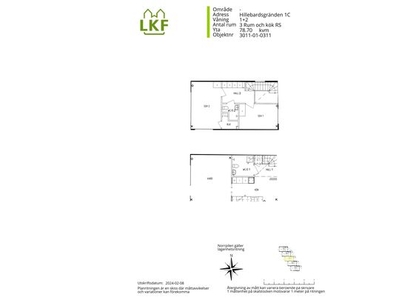 Hyr ett 3-rums lägenhet på 79 m² i Hillebarden