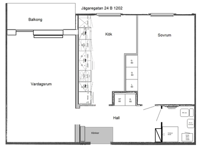 2 rums lägenhet i Katrineholm