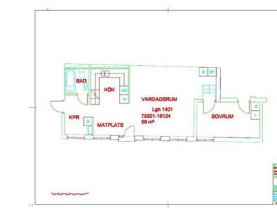 Hyr ett 2-rums lägenhet på 56 m² i Borås