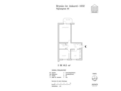 Hyr ett 2-rums lägenhet på 60 m² i Gävle