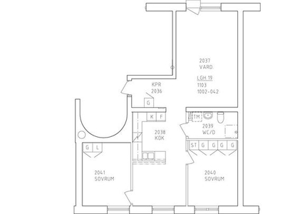 Hyr ett 3-rums lägenhet på 84 m² i Luleå