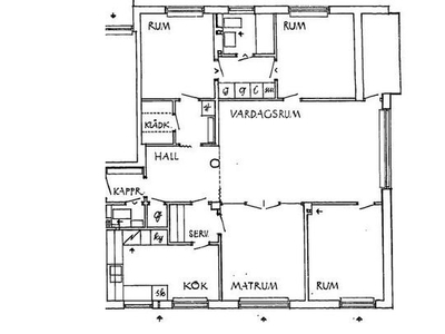 Hyr ett 5-rums lägenhet på 115 m² i Gävle