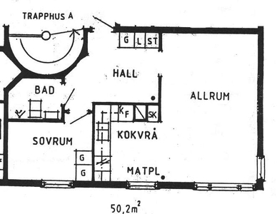 2 rums lägenhet i Vilhelmina