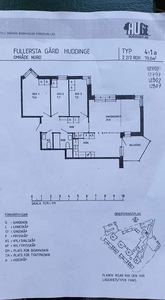4 rums lägenhet i Huddinge