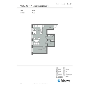 Hyr ett 2-rums lägenhet på 60 m² i Landskrona - Centrum