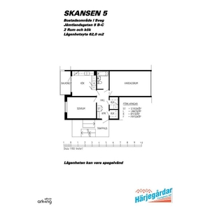 Hyr ett 2-rums lägenhet på 62 m² i Härjedalen