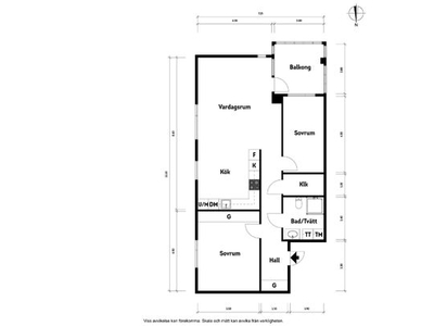 Hyr ett 3-rums lägenhet på 85 m² i Bergsjön