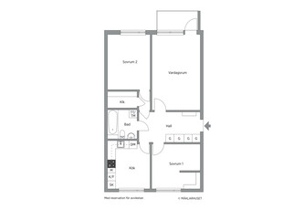 Lägenhet till salu på Körvelgatan 3 C i Uppsala - Mäklarhuset