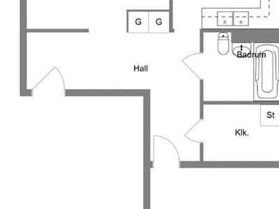 2 rum och Kök Badrum med badkar, 65 m , Kungsgatan 94, Karlshamn