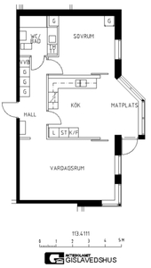 2 rums lägenhet i Anderstorp