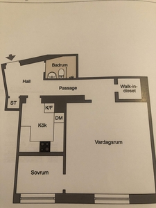 2 rums lägenhet i Solna