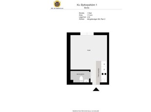 Hyr ett 1-rums lägenhet på 17 m² i Borås