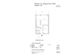 Hyr ett 2-rums lägenhet på 61 m² i Gävle