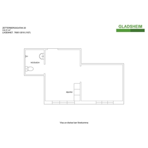 Hyr ett 1-rums lägenhet på 21 m² i Eskilstuna