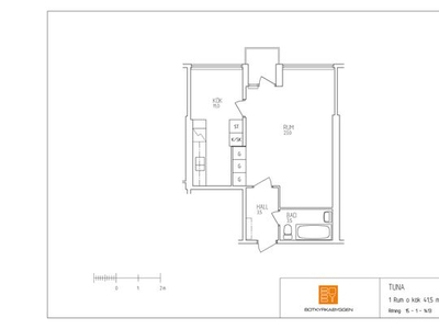 Hyr ett 1-rums lägenhet på 42 m² i Lund