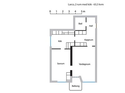 Hyr ett 2-rums lägenhet på 63 m² i Vilhelmina