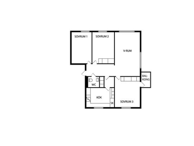 Hyr ett 4-rums lägenhet på 96 m² i Katrineholm