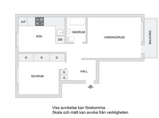 2 rums lägenhet i Årsta