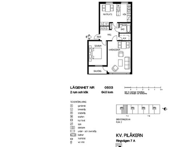 Hyr ett 2-rums lägenhet på 64 m² i Landskrona