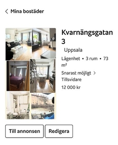 Kvarnängsgatan , 3, 75420, Uppsala