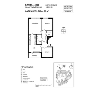 Hyr ett 3-rums lägenhet på 82 m² i Gävle