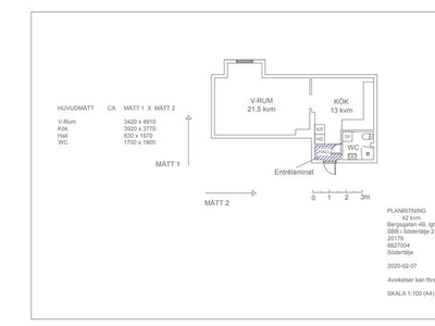 Hyr ett 1-rums lägenhet på 42 m² i Södertälje