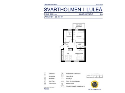 Hyr ett 1-rums lägenhet på 65 m² i Luleå