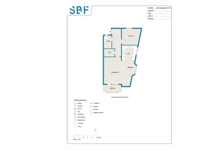 Hyr ett 2-rums lägenhet på 69 m² i Laholm