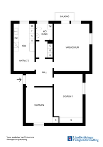 Bostadsrättslägenhet - Solna Stockholm