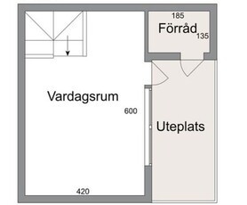 Charmigt gavelradhus med utmärkt planlösning och 208 kvm egen trädgård i trivsamma Pershagen!