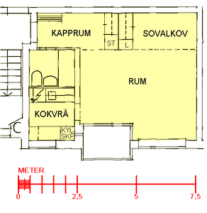 1 rums lägenhet i Bollnäs