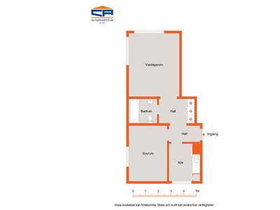 Hyr ett 2-rums lägenhet på 52 m² i Växjö