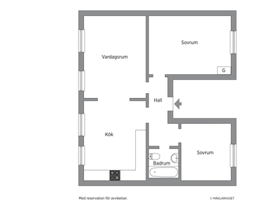 Lägenhet till salu på Björkbacksvägen 47 i Bromma - Mäklarhuset