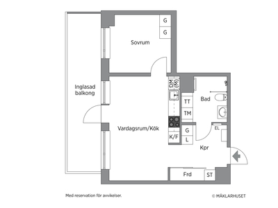 Lägenhet till salu på Evenemangsgatan 34, 7 tr i Solna - Mäklarhuset