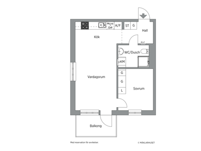 Lägenhet till salu på Hundlokegränd 24 i Hässelby - Mäklarhuset