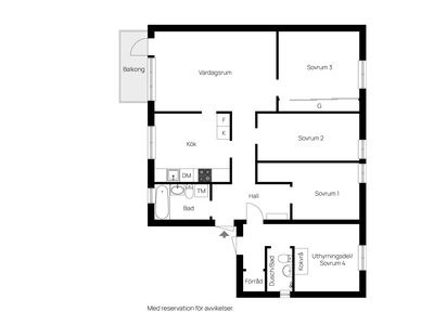 Lägenhet till salu på Langelandsgatan 43, vån. 3 i Kista - Mäklarhuset