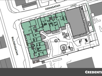 Lägenhet till salu på Odengatan 2B, Lgh 3.1001 i Övre bryggårdsgärdet - Mäklarhuset