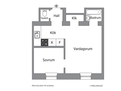 Lägenhet till salu på Ringvägen 14, 3 tr i Stockholm - Mäklarhuset