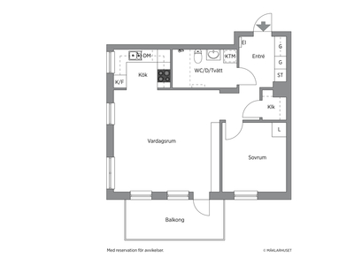 Lägenhet till salu på Runvägen 5 i Åkersberga - Mäklarhuset