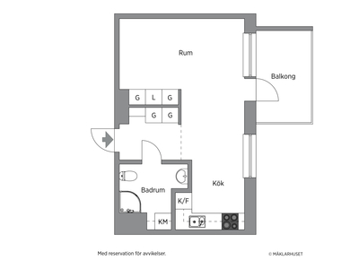 Lägenhet till salu på Termikgatan 23A i Örebro - Mäklarhuset