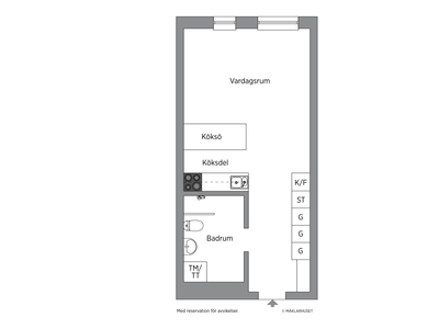 Lägenhet till salu på Torgny Segerstedts Allé 4 i Uppsala - Mäklarhuset