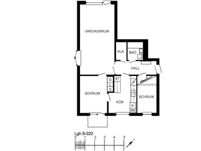 Hyr ett 3-rums lägenhet på 70 m² i Nybro