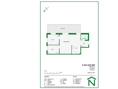 Hyr ett 1-rums lägenhet på 76 m² i Nyköping