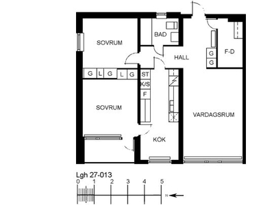 Hyr ett 3-rums lägenhet på 73 m² i Nybro