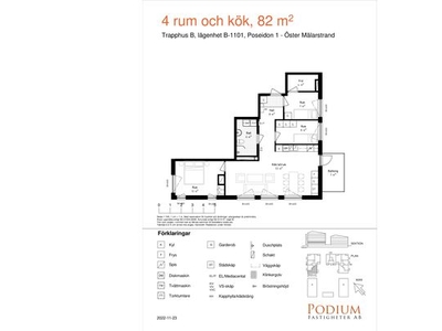 Hyr ett 4-rums lägenhet på 82 m² i Västerås